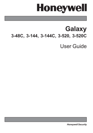 Honeywell Galaxy G3-48 User Manual